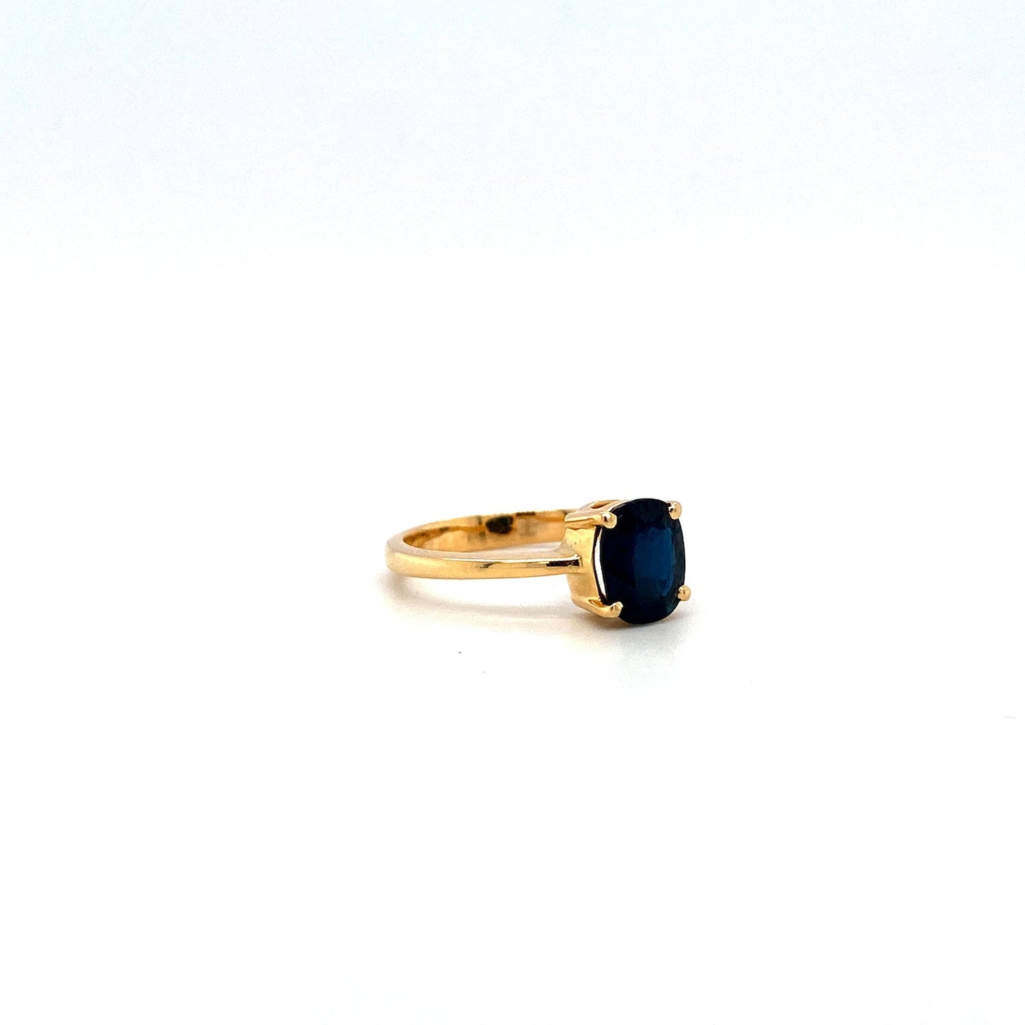 Sapphire and Diamond Ring in 14K Yellow Gold - KGR 15674