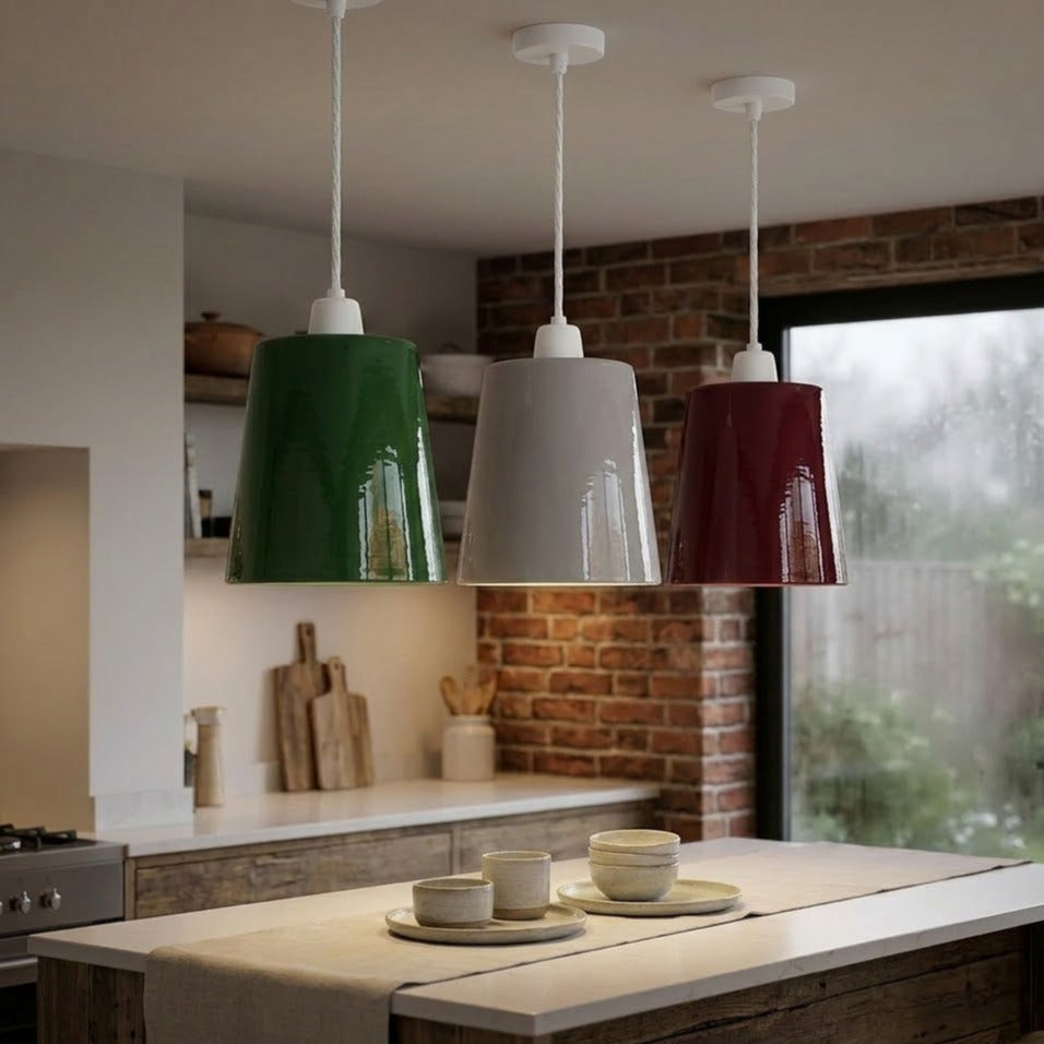 Easy-Fit Lampshade Only - E27 Modern Mug Pendant Shade ~2243-0