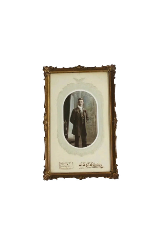 ANTIQUE ORNATE FRAMED PHOTO