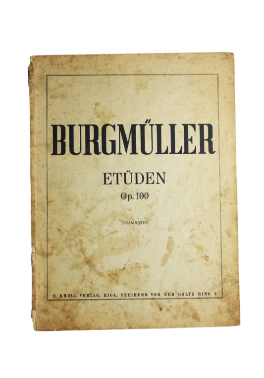 BURGMULLER ETUDEN OPUS 100