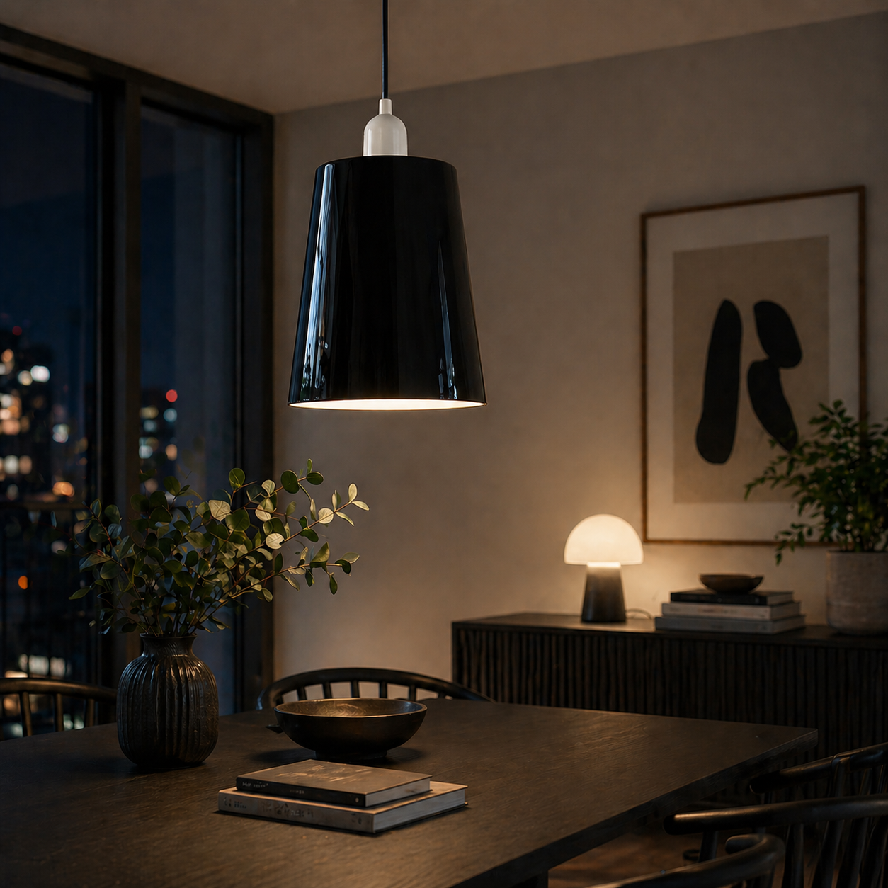 Easy-Fit Lampshade Only - E27 Modern Mug Pendant Shade ~2243-15