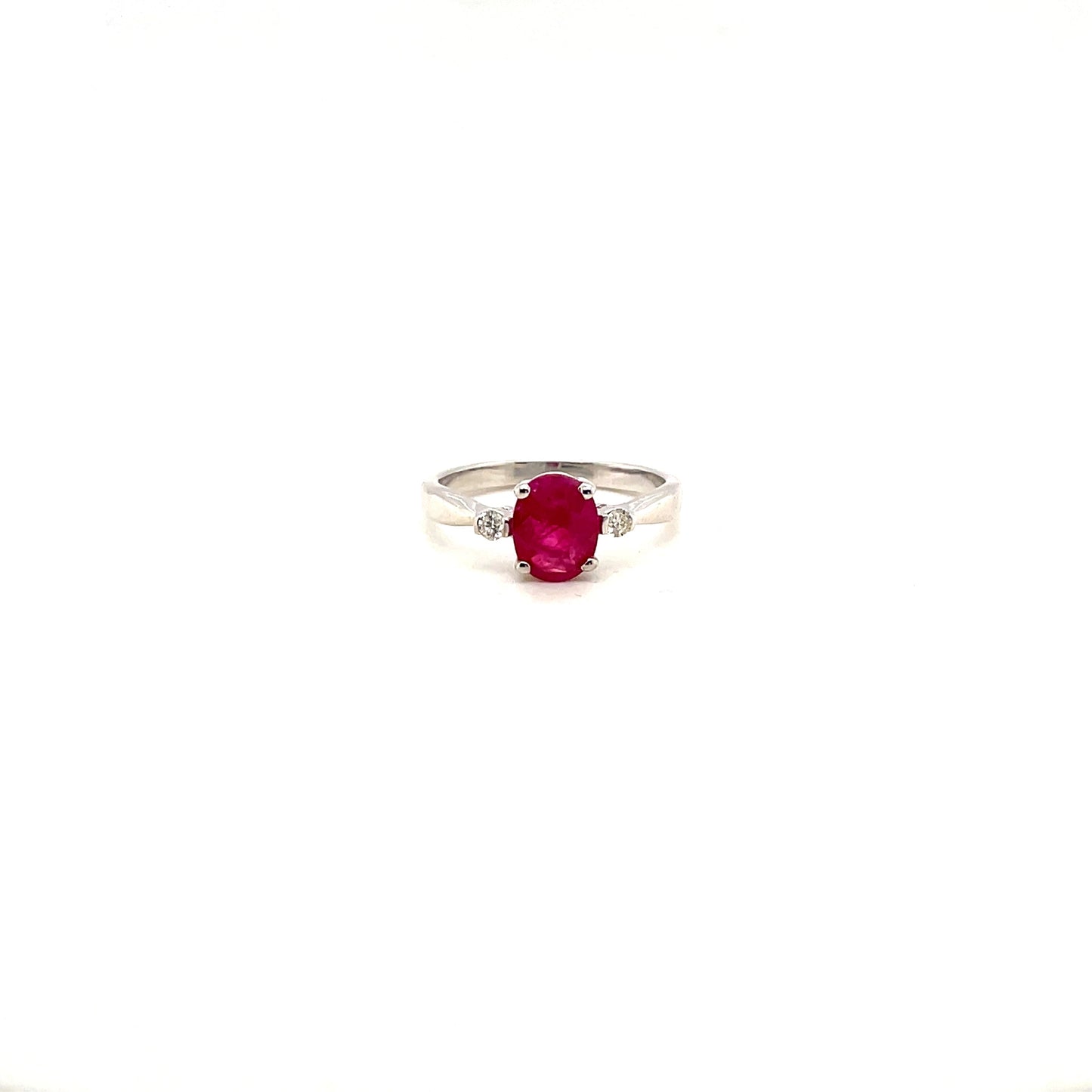 Ruby Ring in .925 Sterling Silver - KSR 16239
