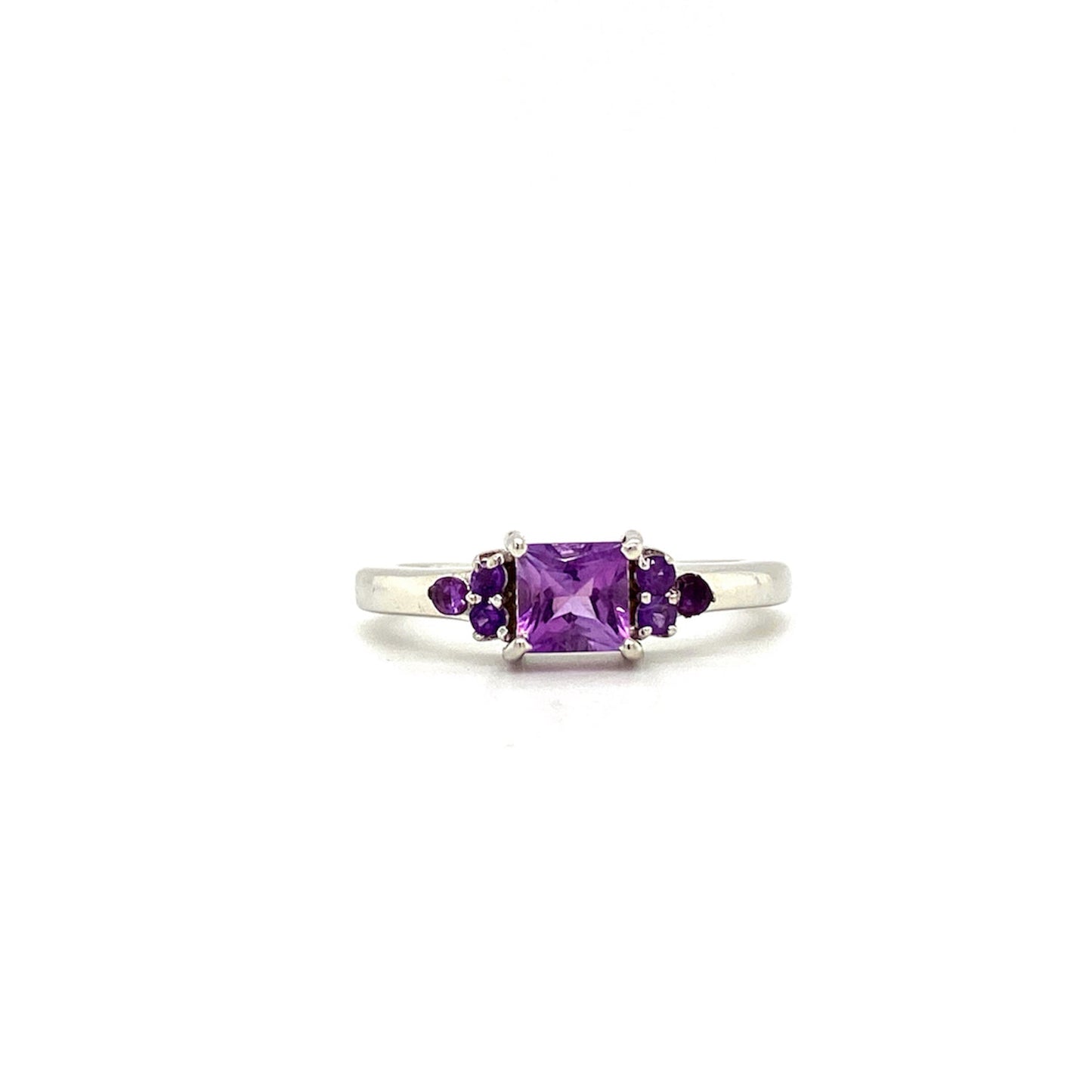 Amethyst Ring in .925 Sterling Silver - KSR 18412