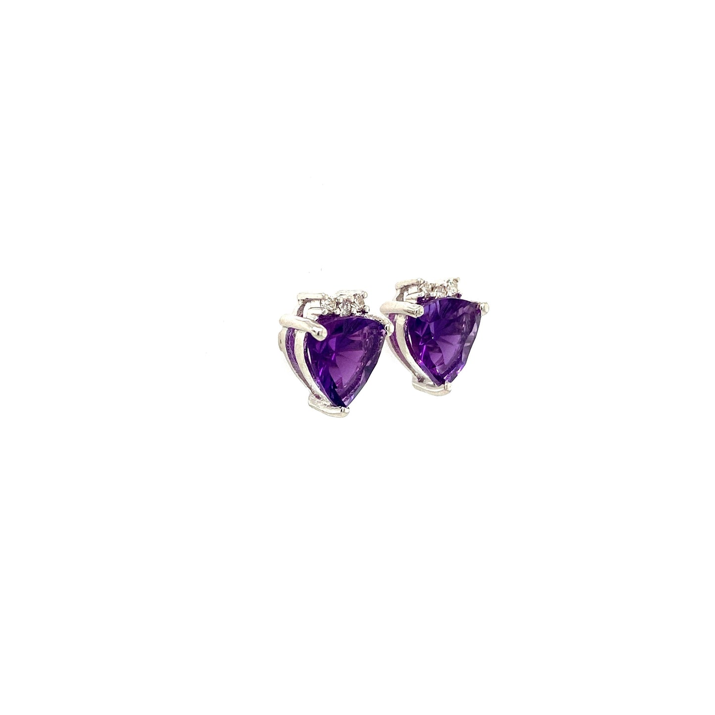 Amethyst Earring in .925 Sterling Silver - KST 53245