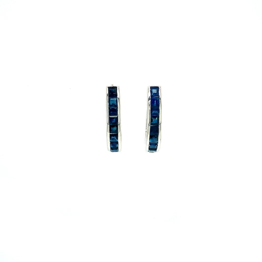 Sapphire Earring in .925 Sterling Silver - KST 50805