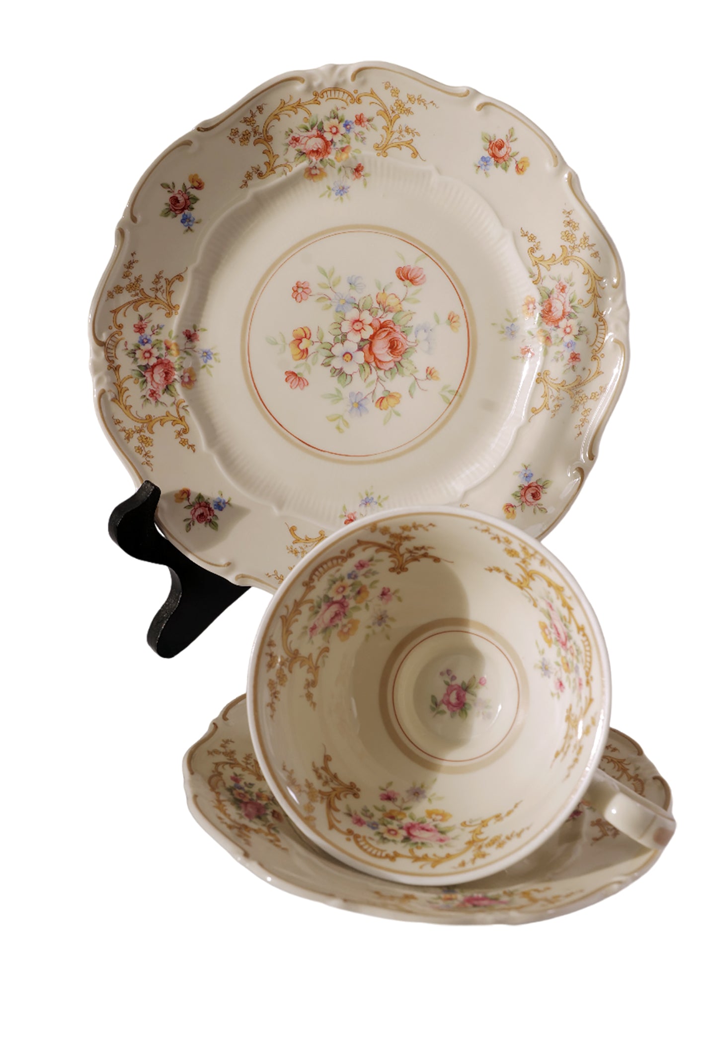 WEIMAR PORCELAIN 3 PIECES. COFFEE SET/PLACE SETTING