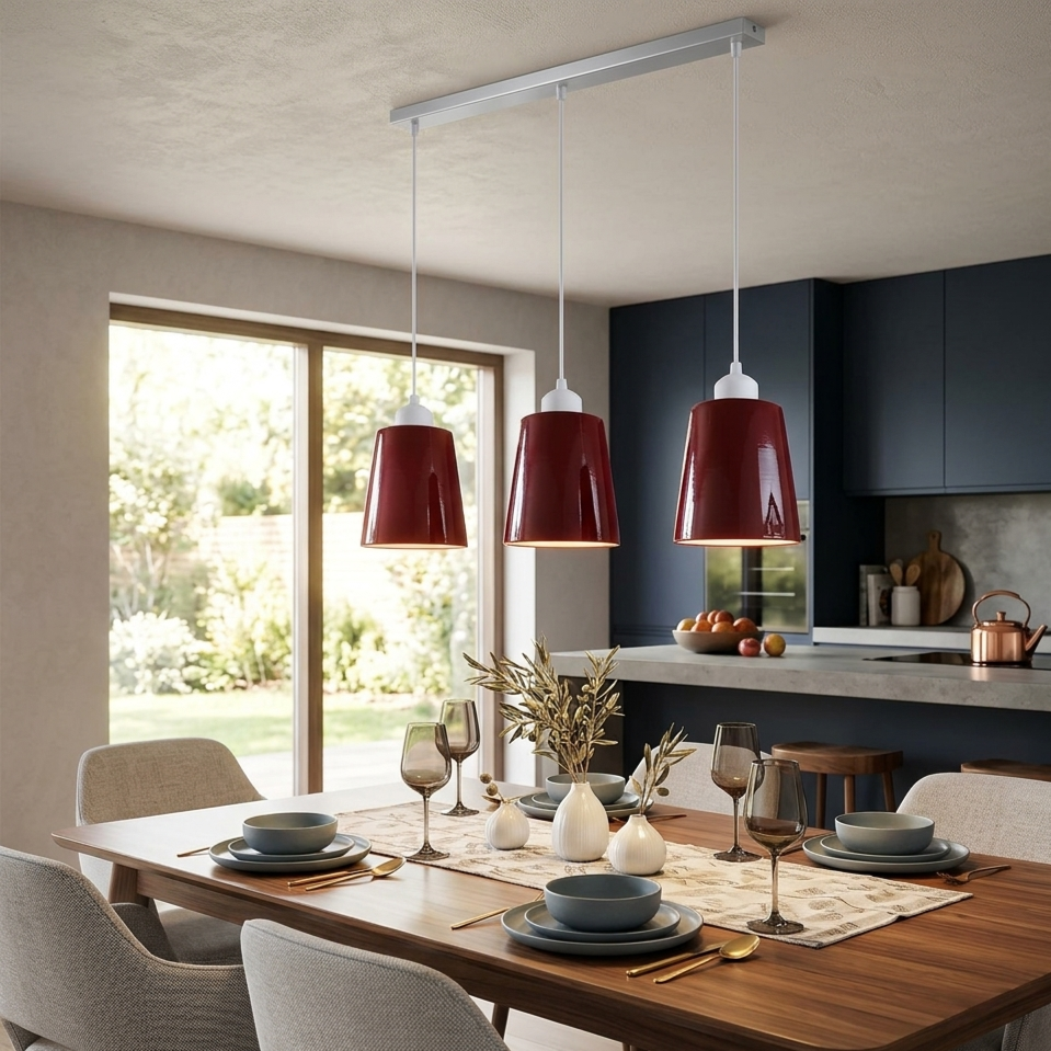 Easy-Fit Lampshade Only - E27 Modern Mug Pendant Shade ~2243-1